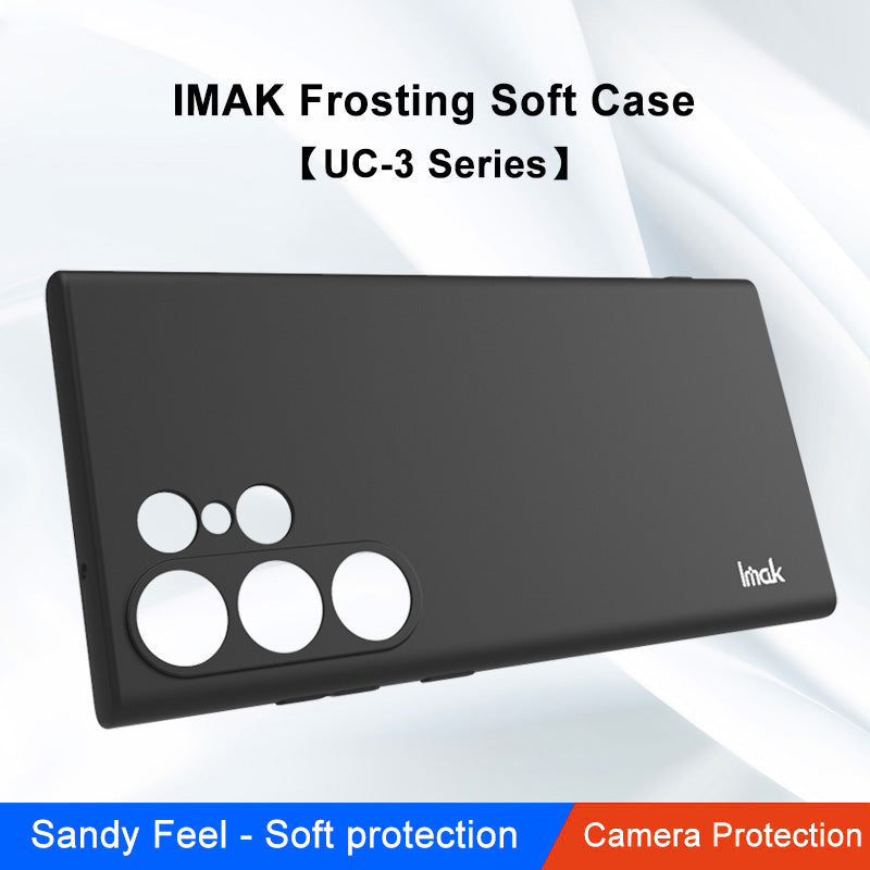 IMAK UC-3 Series pro Samsung Galaxy S23 Ultra pouzdro na mobilní telefon Tenký pružný matný TPU kryt telefonu IMAK UC-3 Series pro Samsung Galaxy S23 Ultra pouzdro na mobilní telefon Tenký pružný matný TPU kryt telefonu